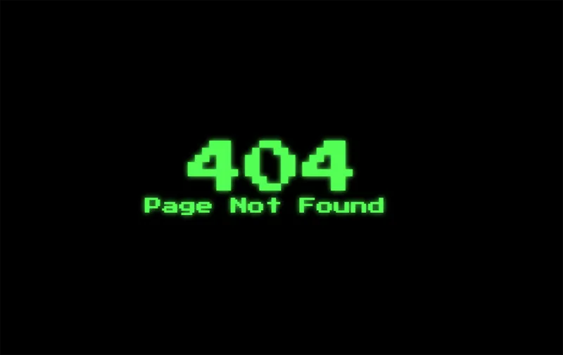 HTML黑色大气绿色发光字404错误页模板 HTML黑色大气绿色发光字404错误页模板