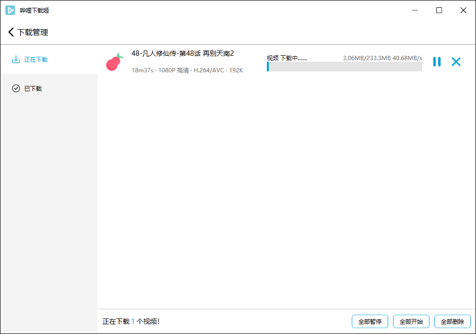 哔哩哔哩视频下载姬v1.0.22绿色版-七友源码