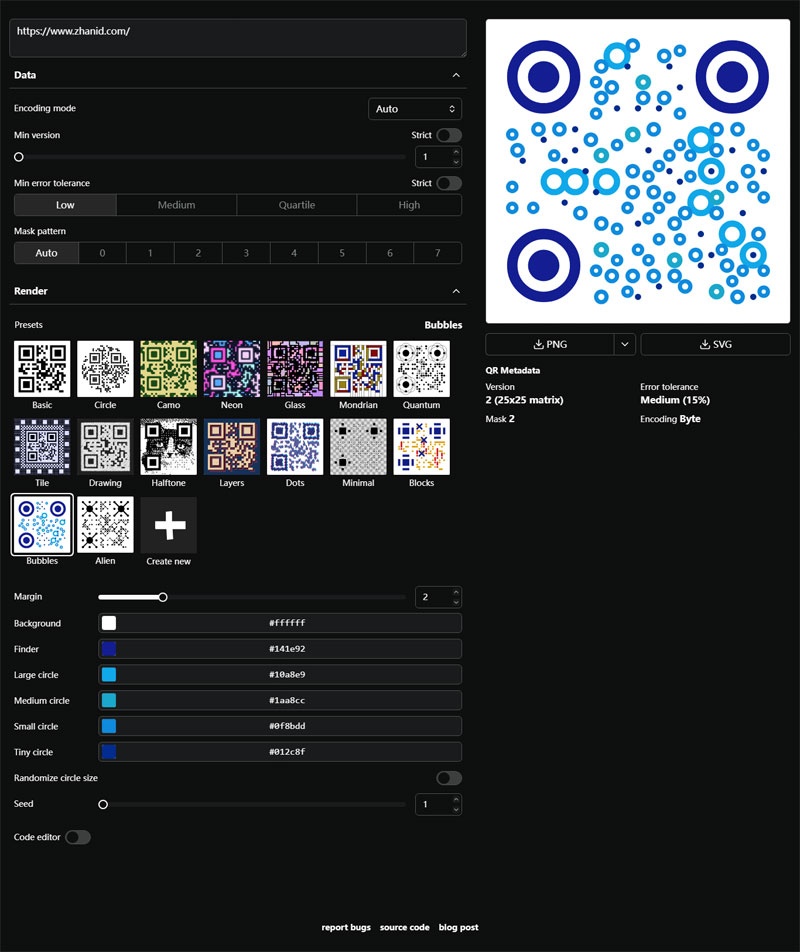 qrframe(开源在线二维码生成器网站源码)-七友源码