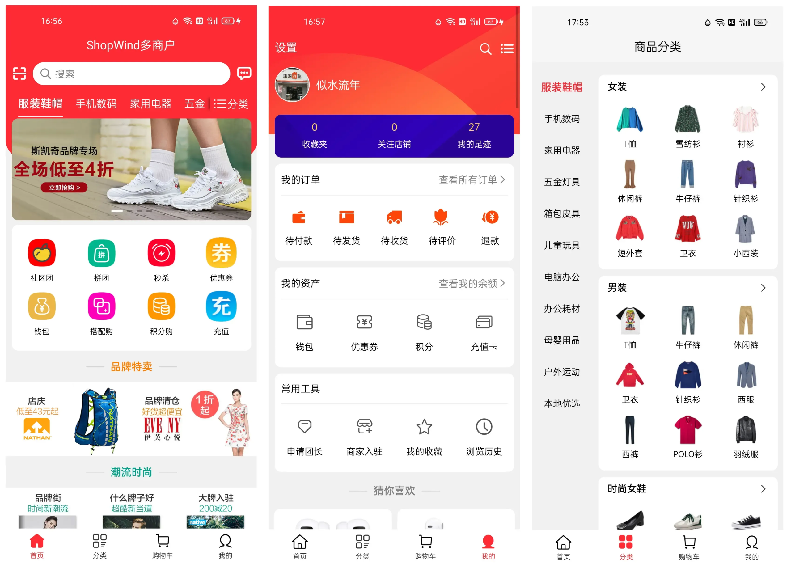 ShopWind(免费开源B2B2C商城系统)-七友源码