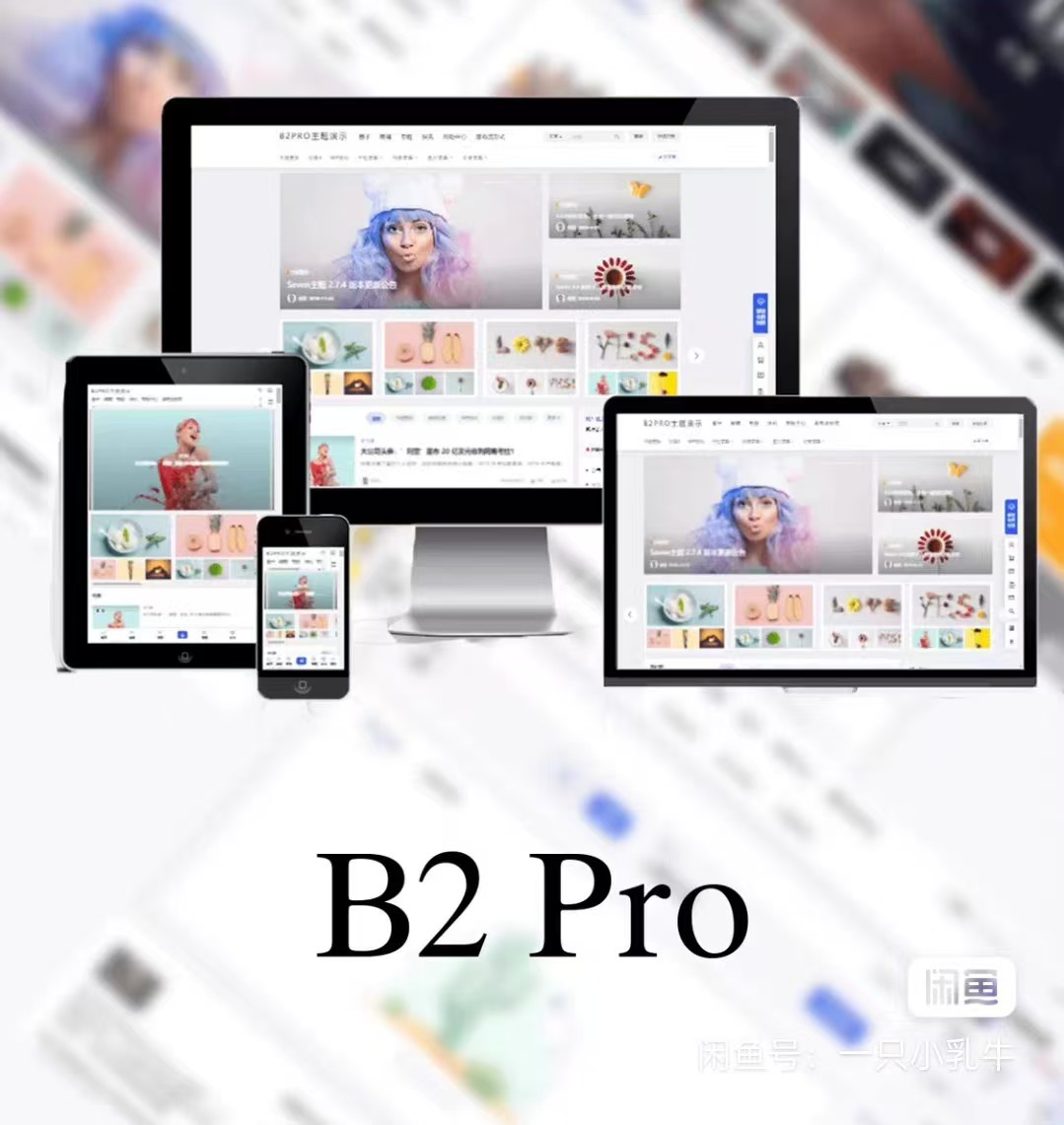 最新版7B2 PRO主题5.4.2 免授权开心版源码-七友源码