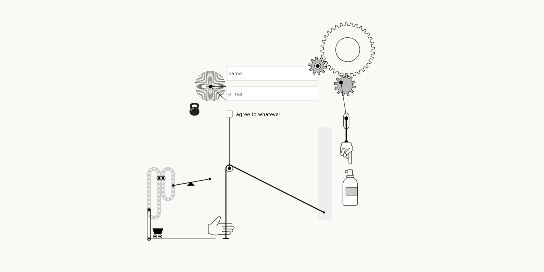小题大做的动态互动登录页html源码-七友源码