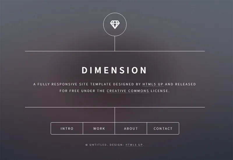 HTML纯静态深灰色英文个人主页网站源码-七友源码